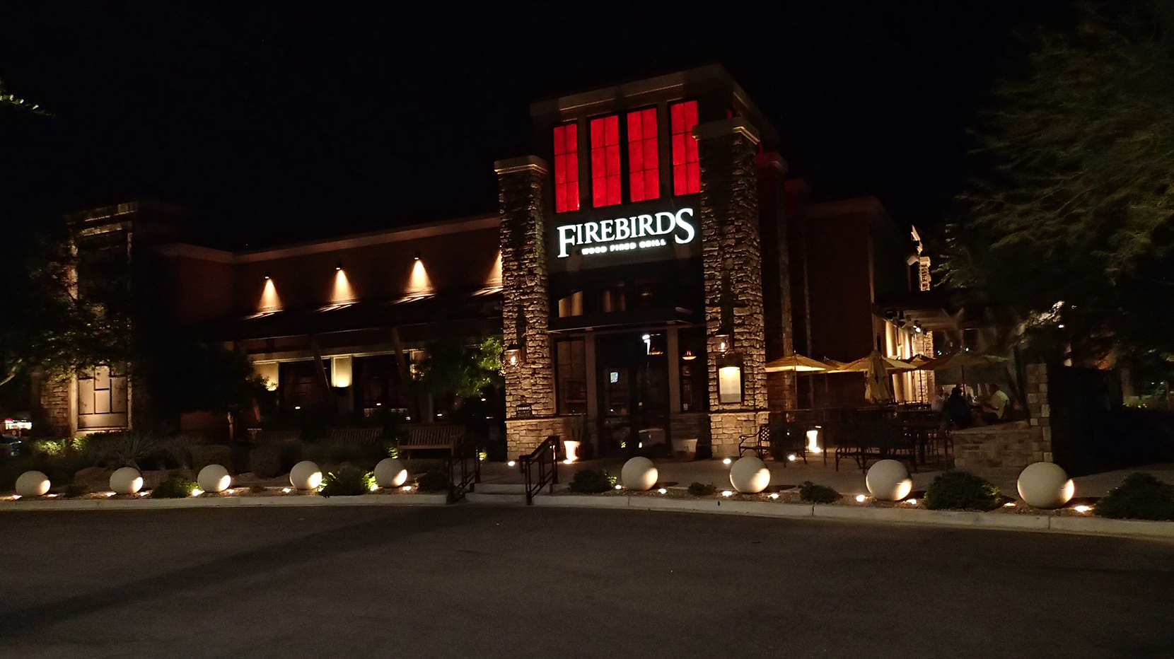 Exterior of Firebirds Wood Fired Grill in Chandler, AZ
