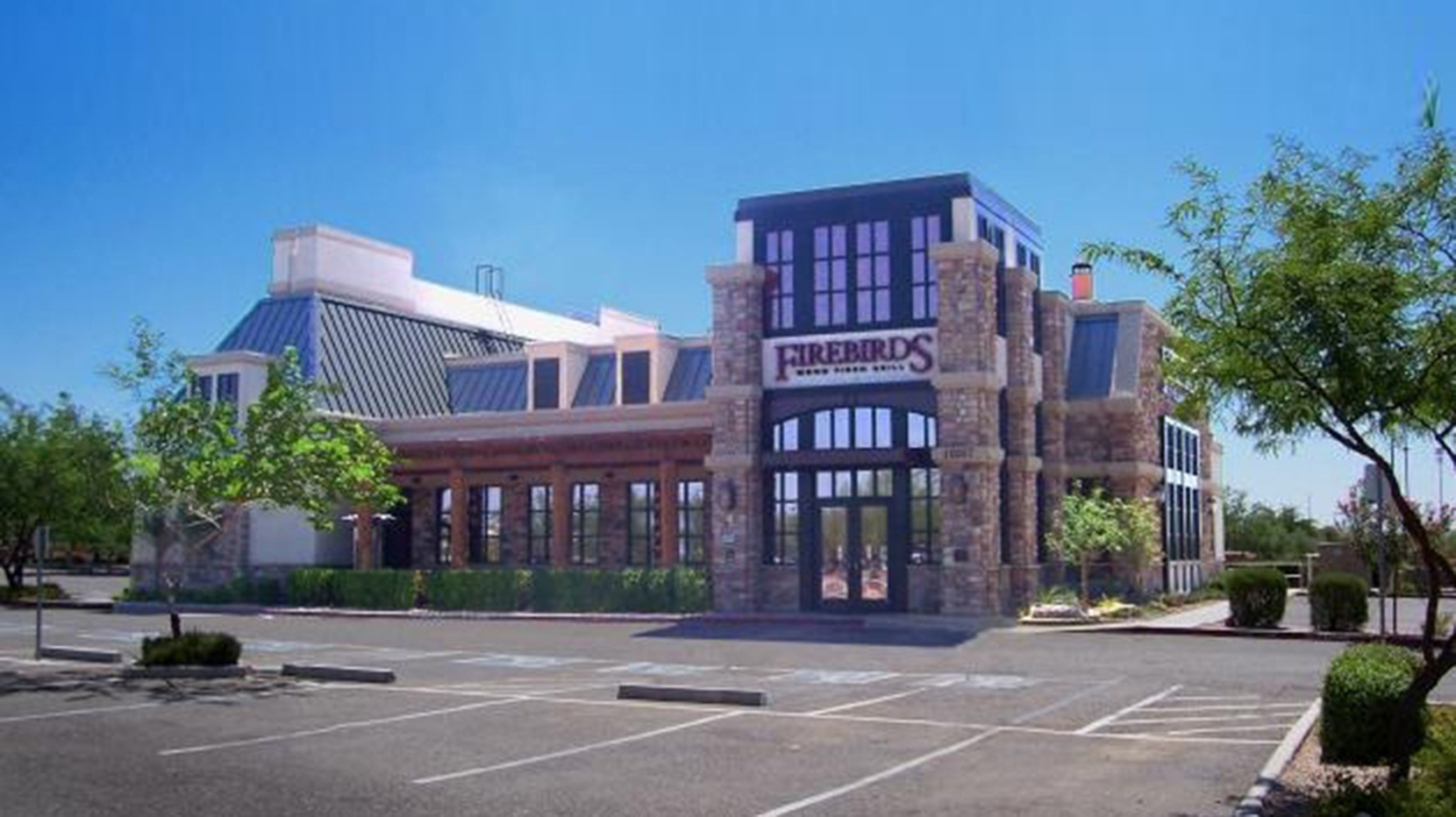 Exterior of Firebirds Wood Fired Grill in Peoria, AZ