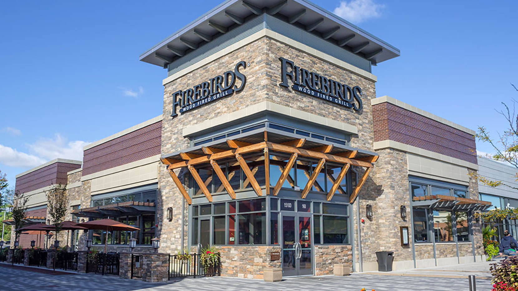 Exterior of Firebirds Wood Fired Grill in Woodbridge, VA