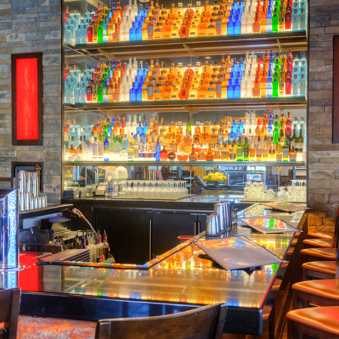 Interior of Firebirds Wood Fired Grill in Chadds Ford, PA