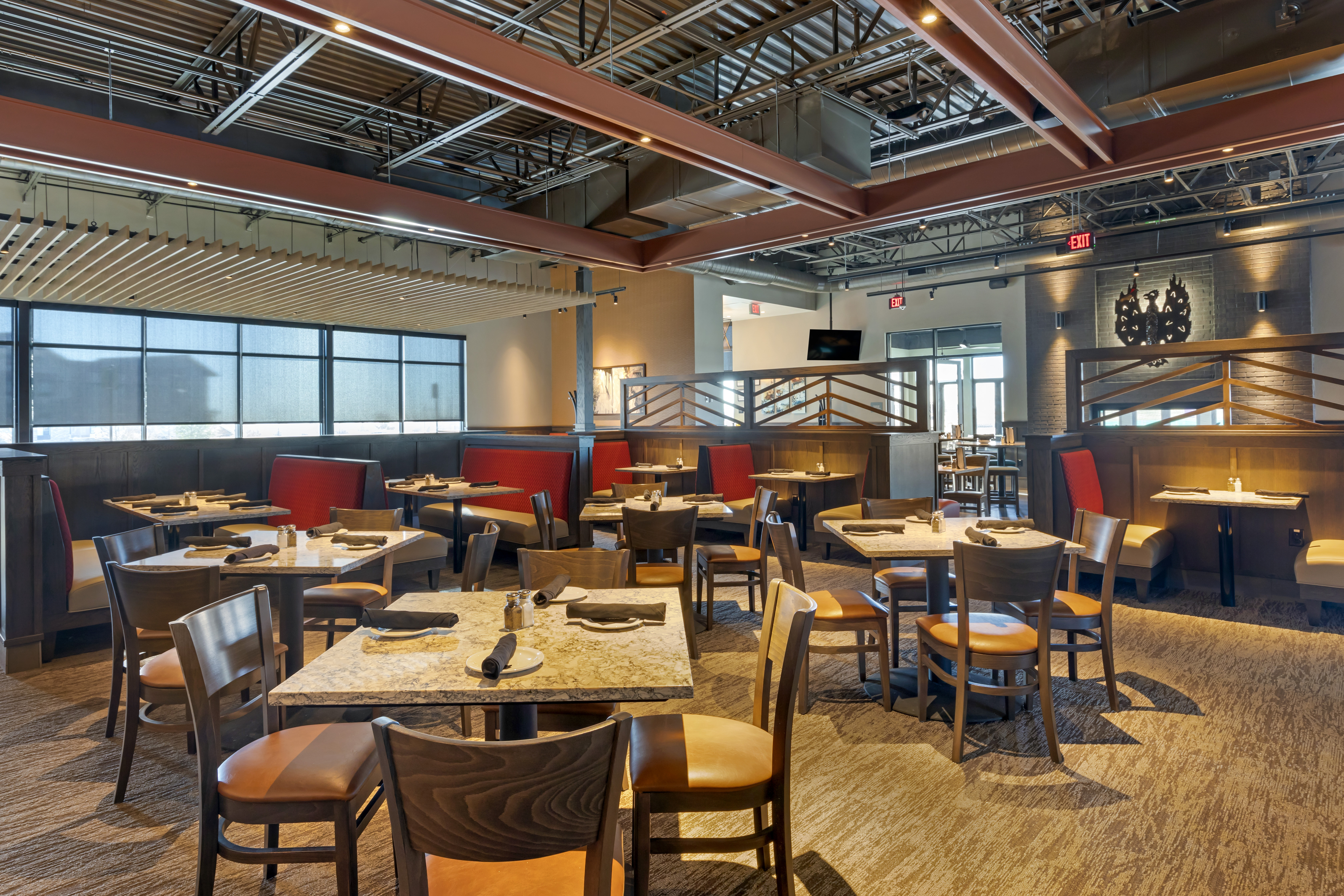 The exterior of Firebirds Wood Fired Grill Fort Worth Alliancelocation.
