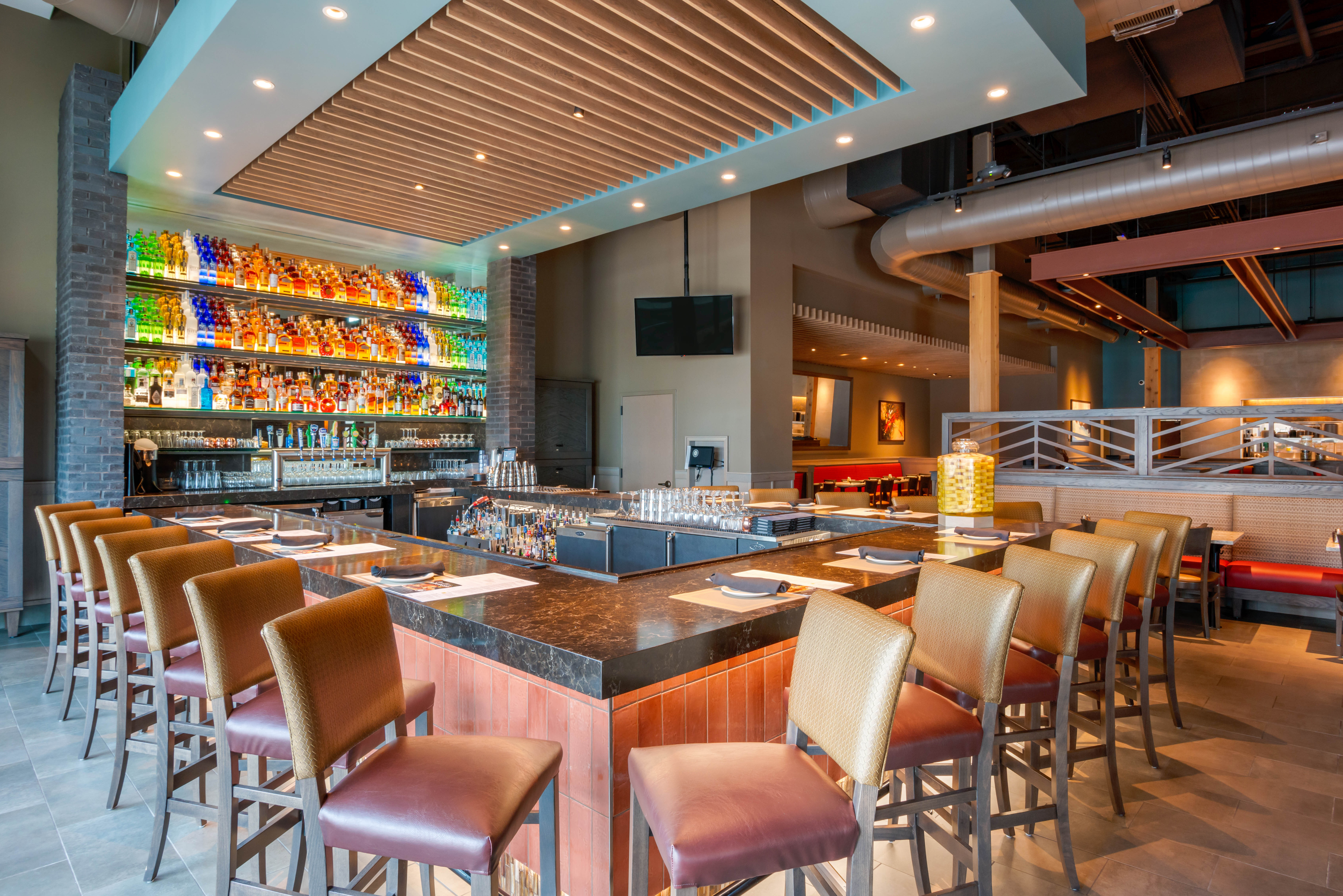 The exterior of Firebirds Wood Fired Grill Dania Beachlocation.