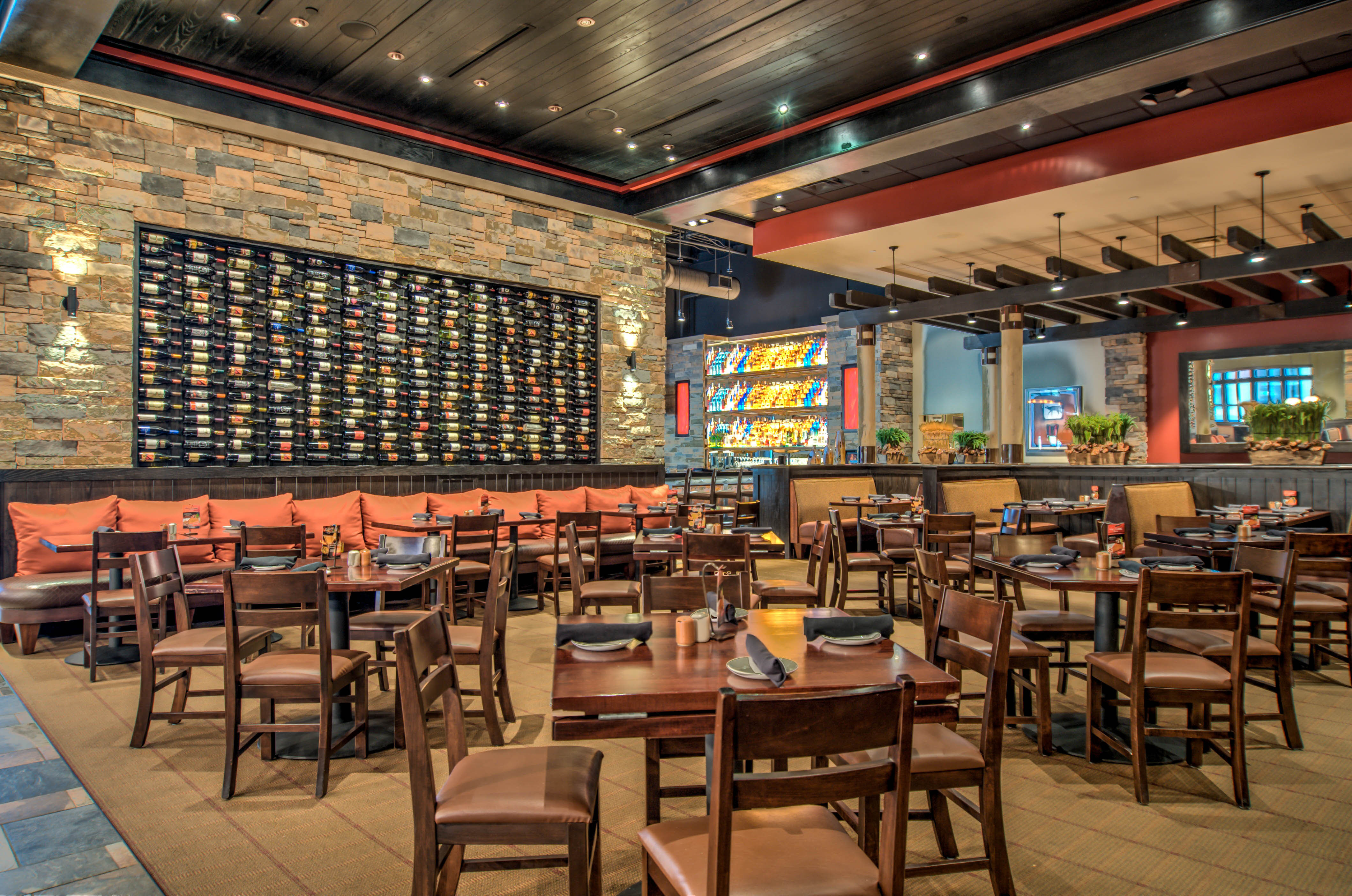 The exterior of Firebirds Wood Fired Grill Greenvillelocation.