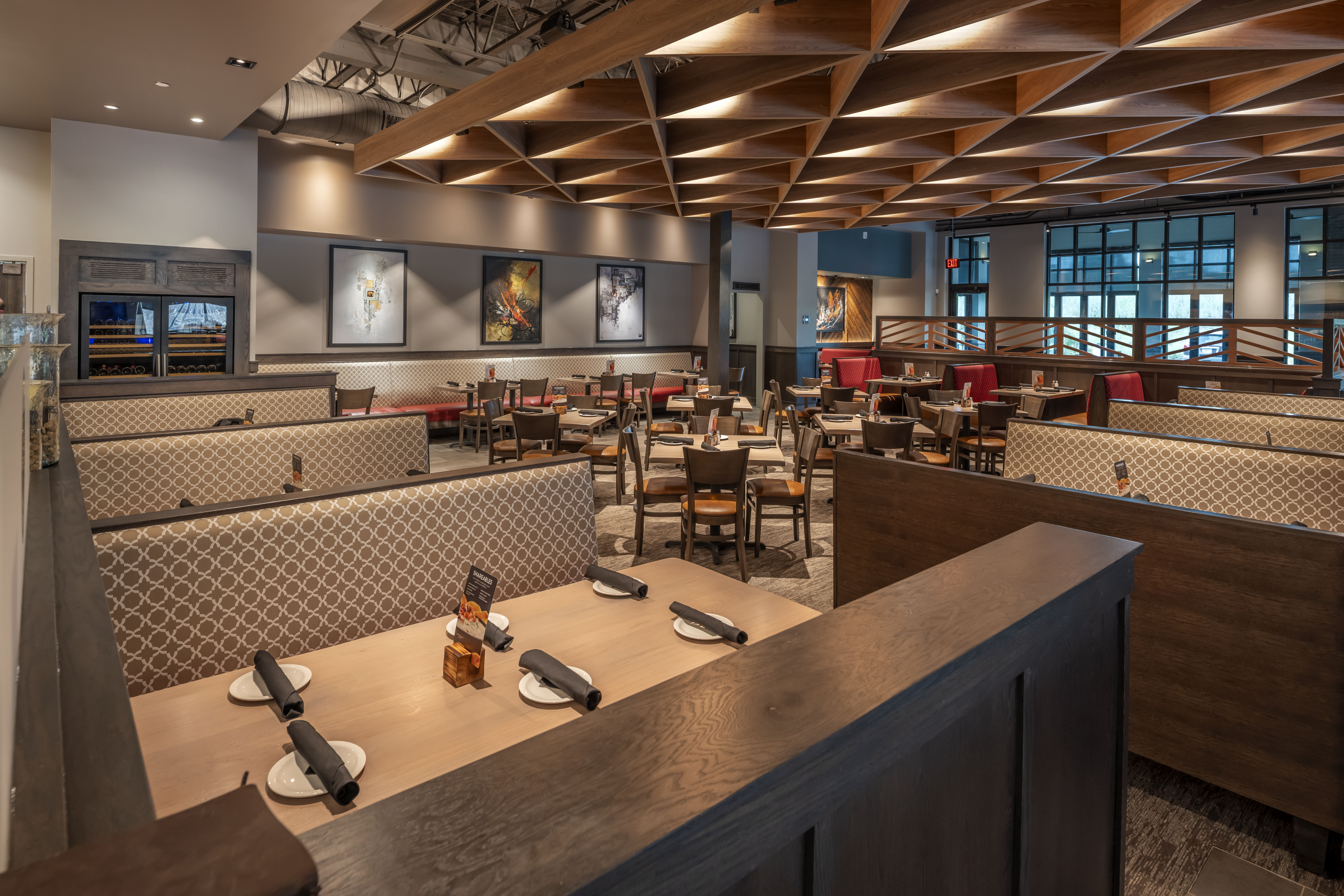 The exterior of Firebirds Wood Fired Grill Liberty Townshiplocation.
