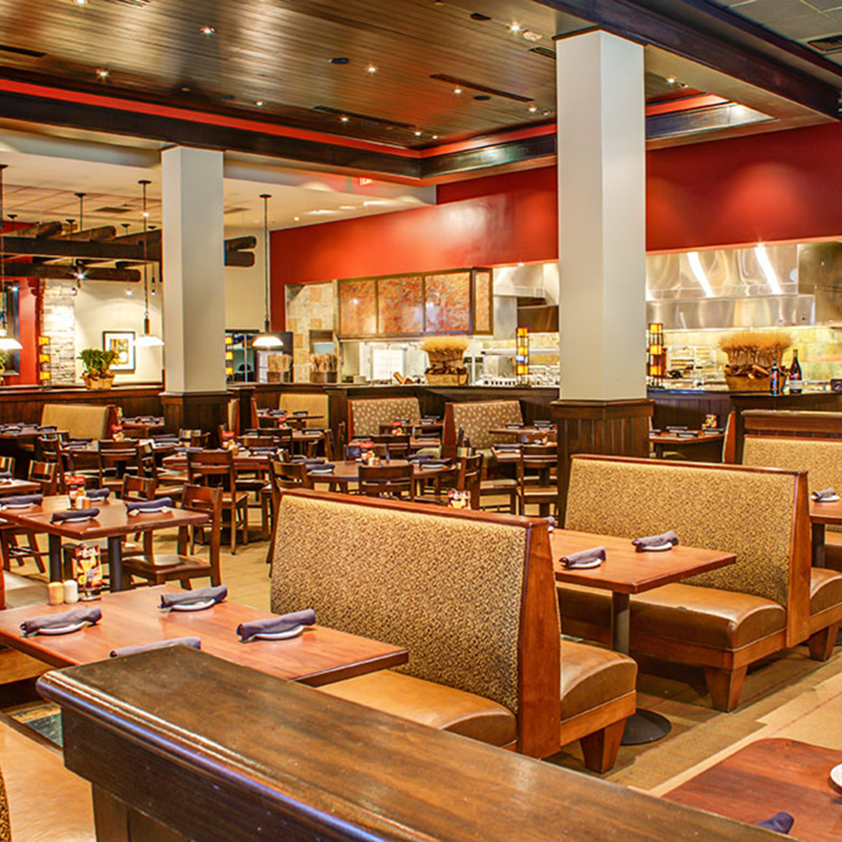 Interior of Firebirds Wood Fired Grill in Leesburg, VA