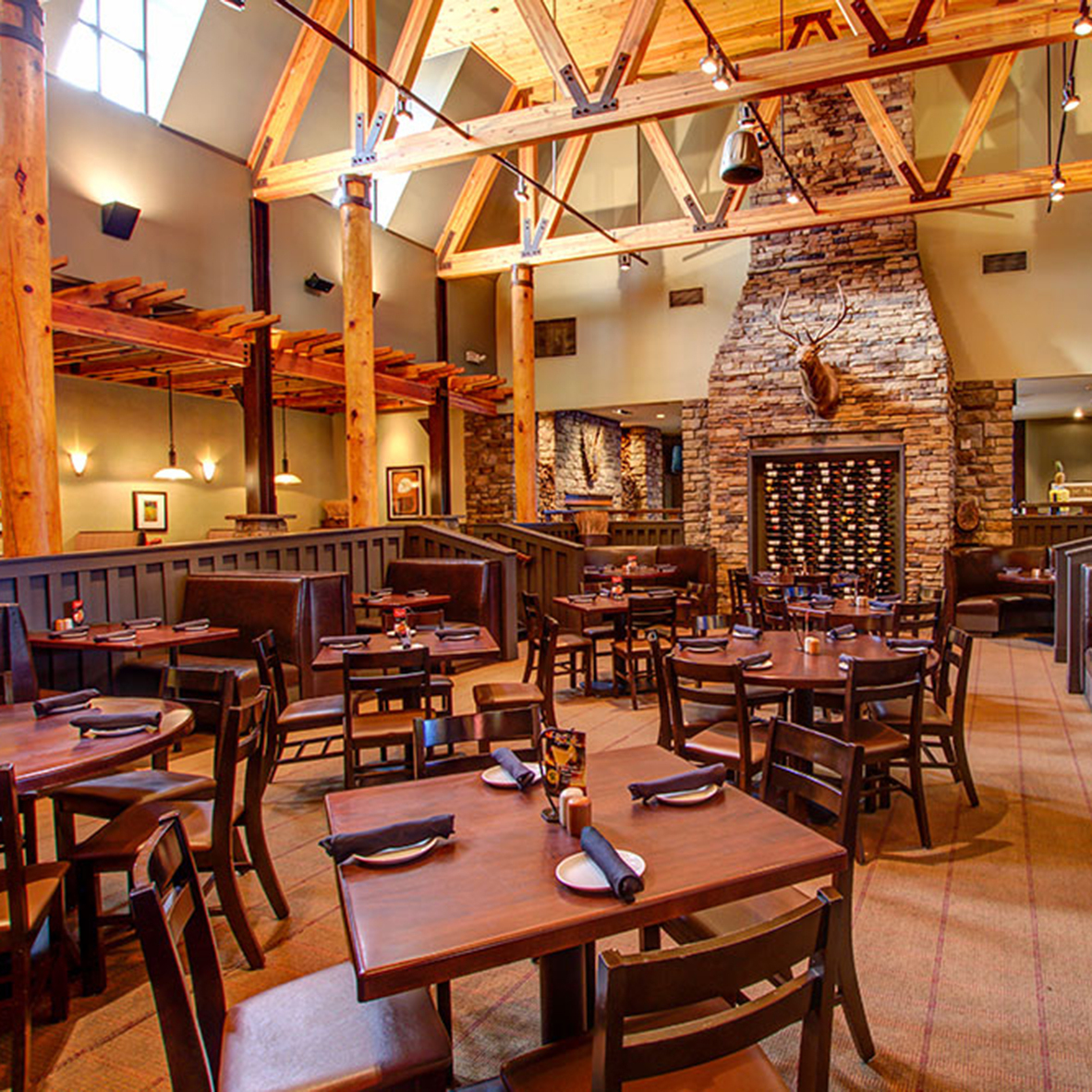 Interior of Firebirds Wood Fired Grill in Peoria, AZ
